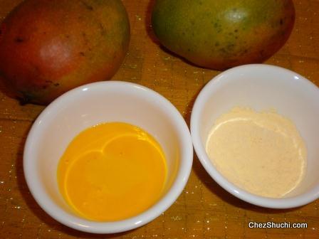 mango custard